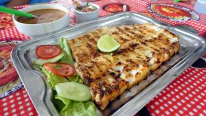 Grilled Amazon fish